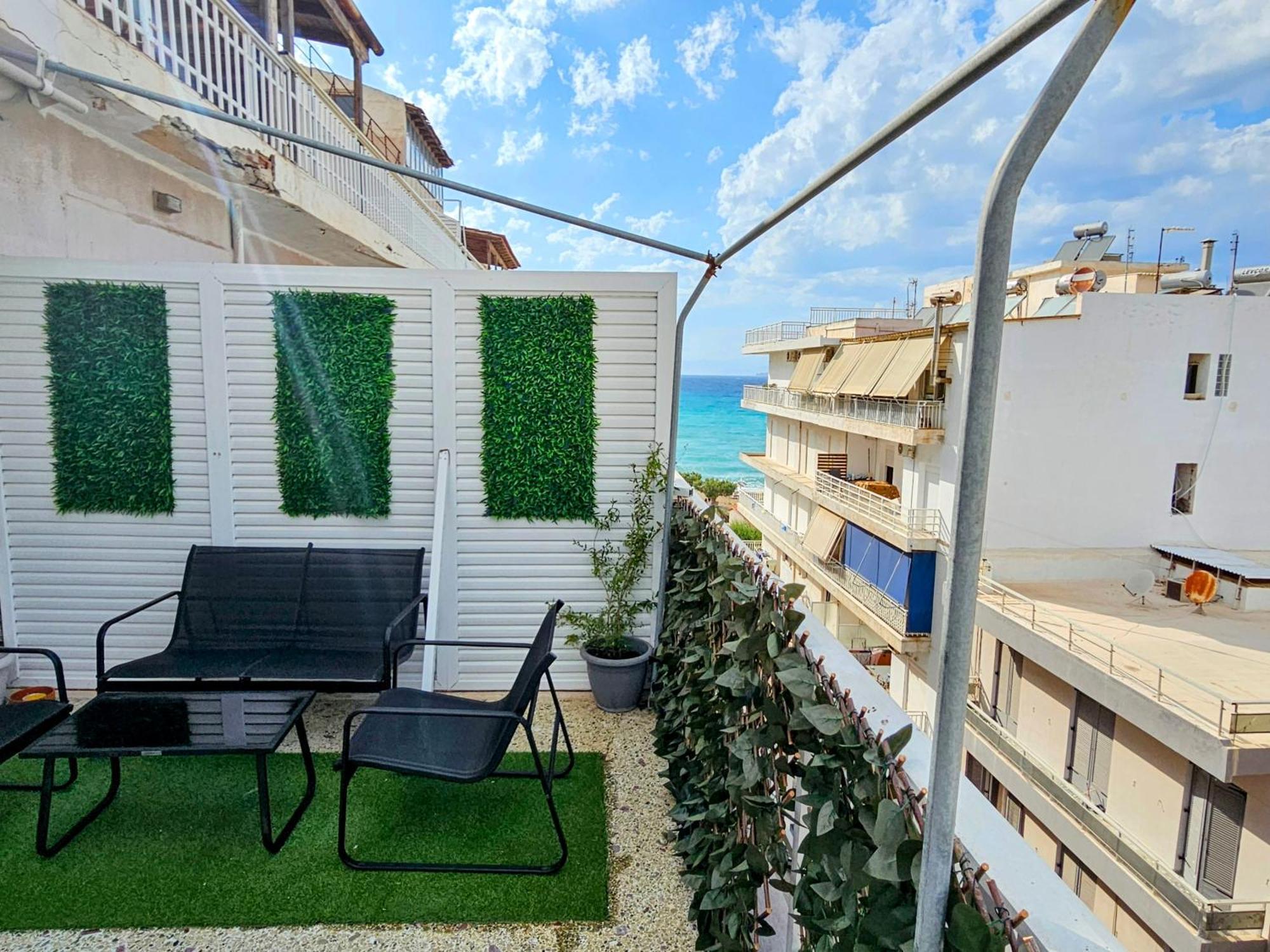 Seaty Apartment Corinth Exteriör bild